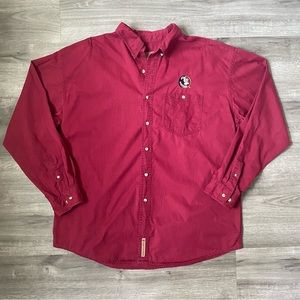 Vintage Florida State Seminoles Embroidered Shirt XXL